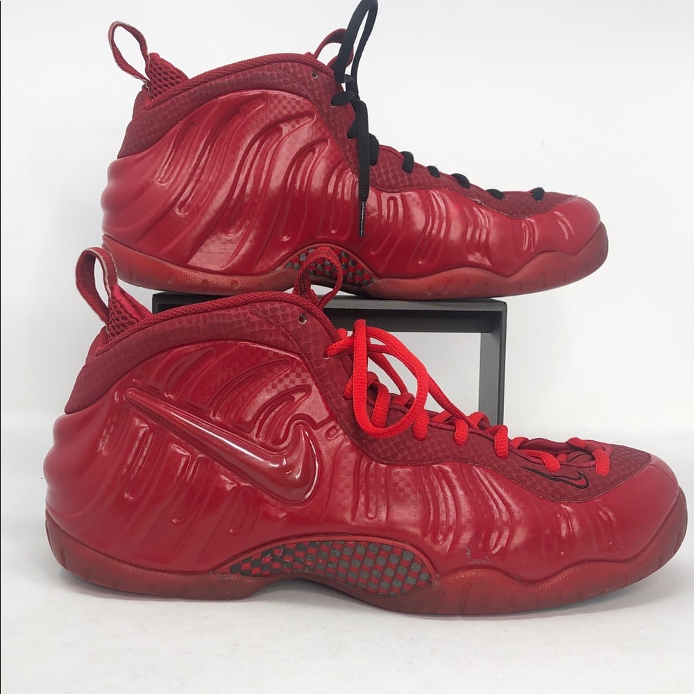 Nike Air Foamposite Pro Gym Red 624041-603 Red October Men’s Sneakers- Size 10.5